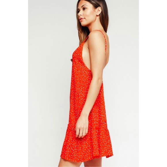 NWT Red Floral Sundress - Picture 3 of 9